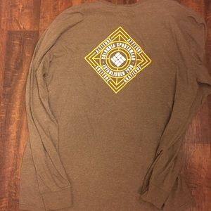 Long sleeved Columbia tee